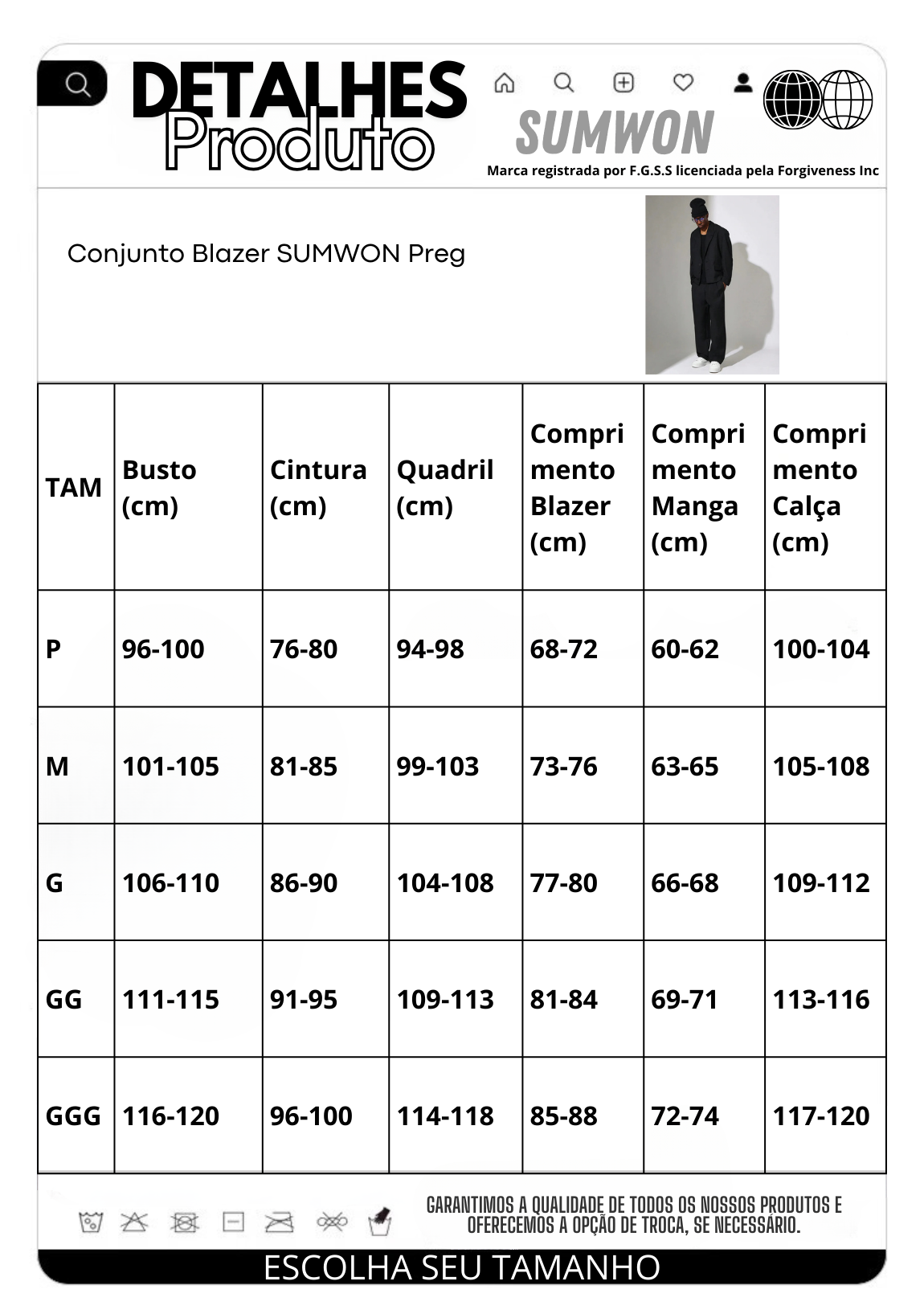 Conjunto Blazer Preg