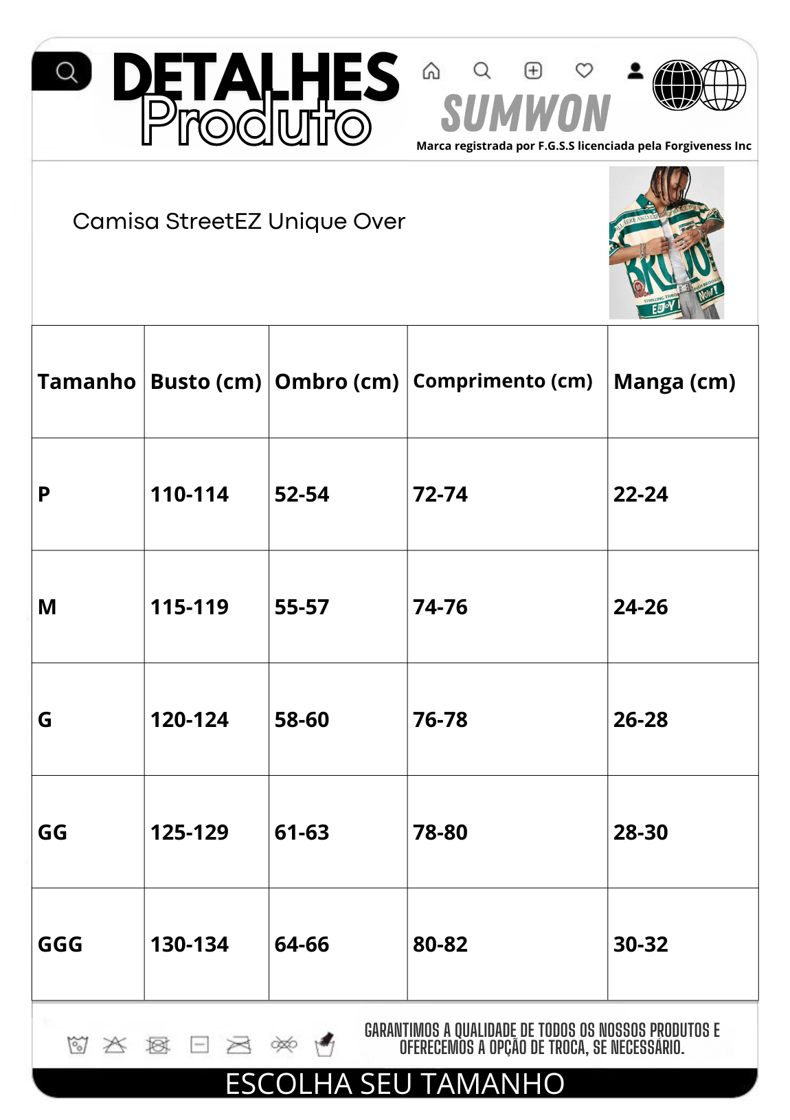 Camisa StreetEZ Unique Over