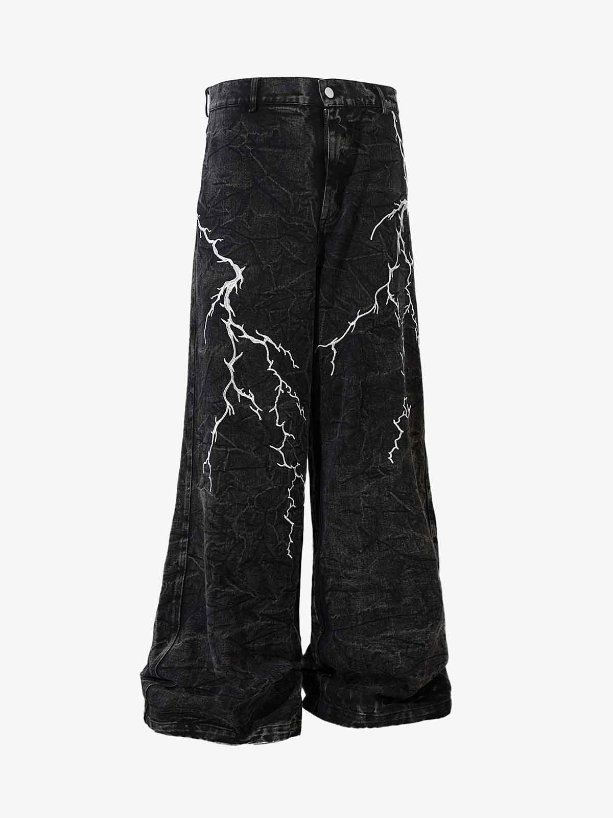 Calça High Street Hip-hop Distressed