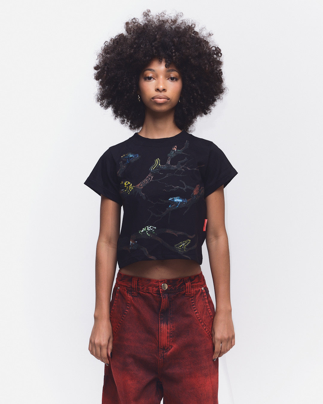 BABY TEE ANFIBIOS PRETA