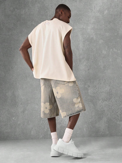 Shorts Denim Florals