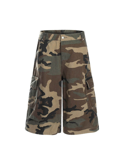 Shorts Camouflage Multi-Pocket Cargo
