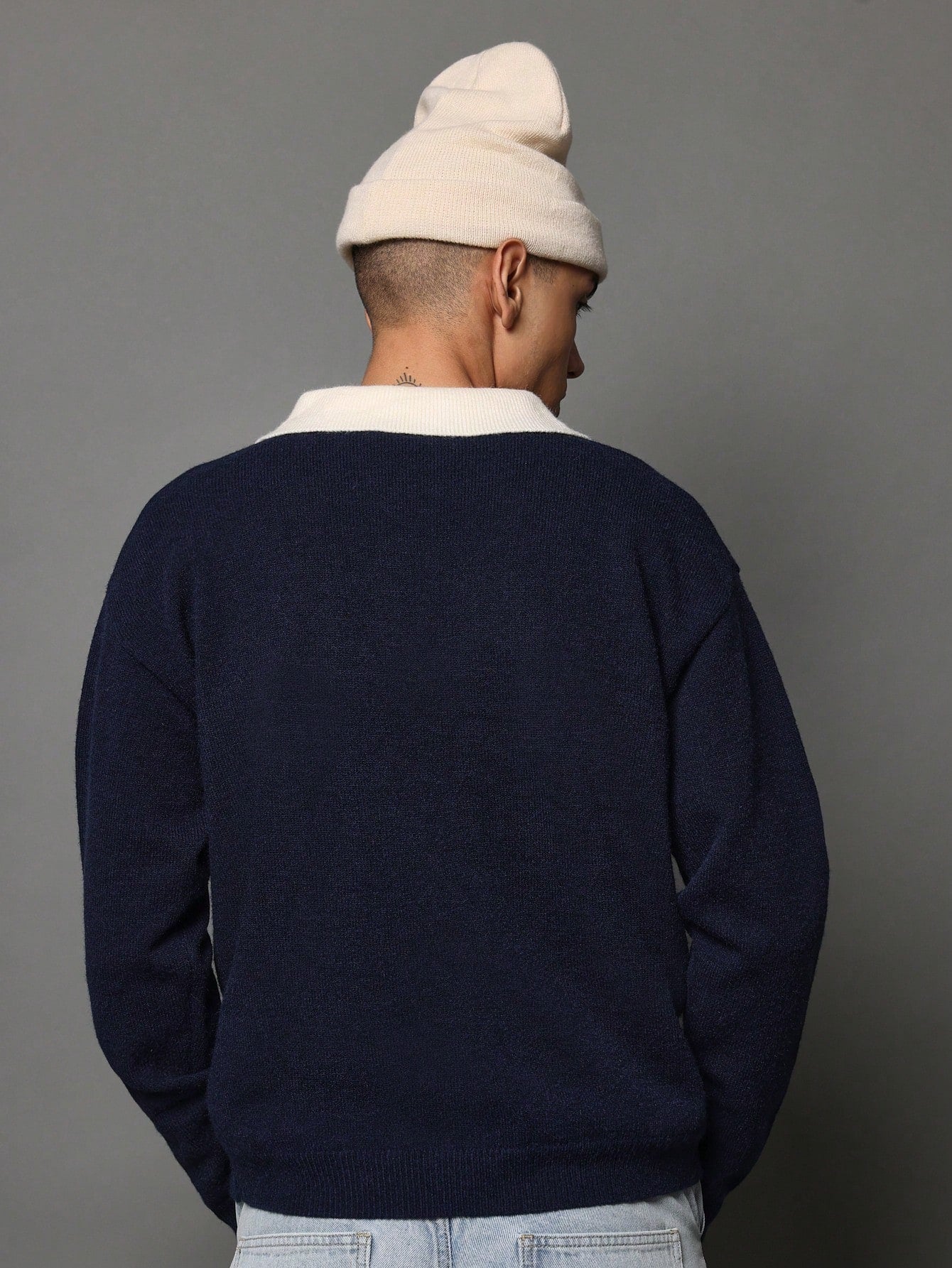 Suéter SMWN Polo de Malha Universitária