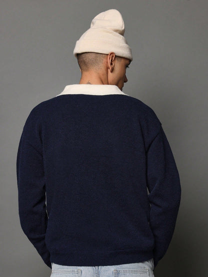 Suéter SMWN Polo de Malha Universitária