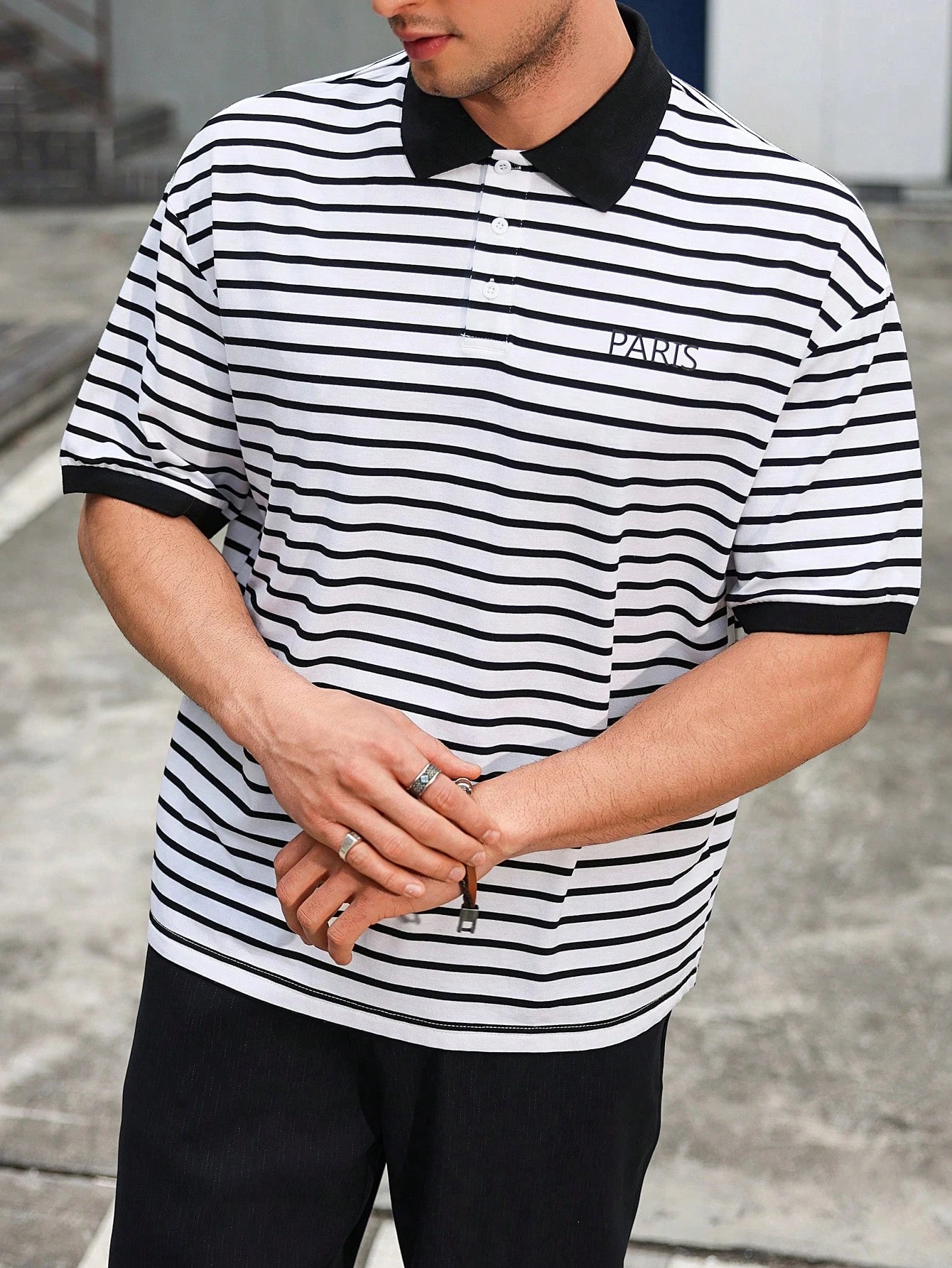 Camisa Polo Paris de Manga Curta