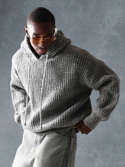 Suéter Capuz Tricotado Greys