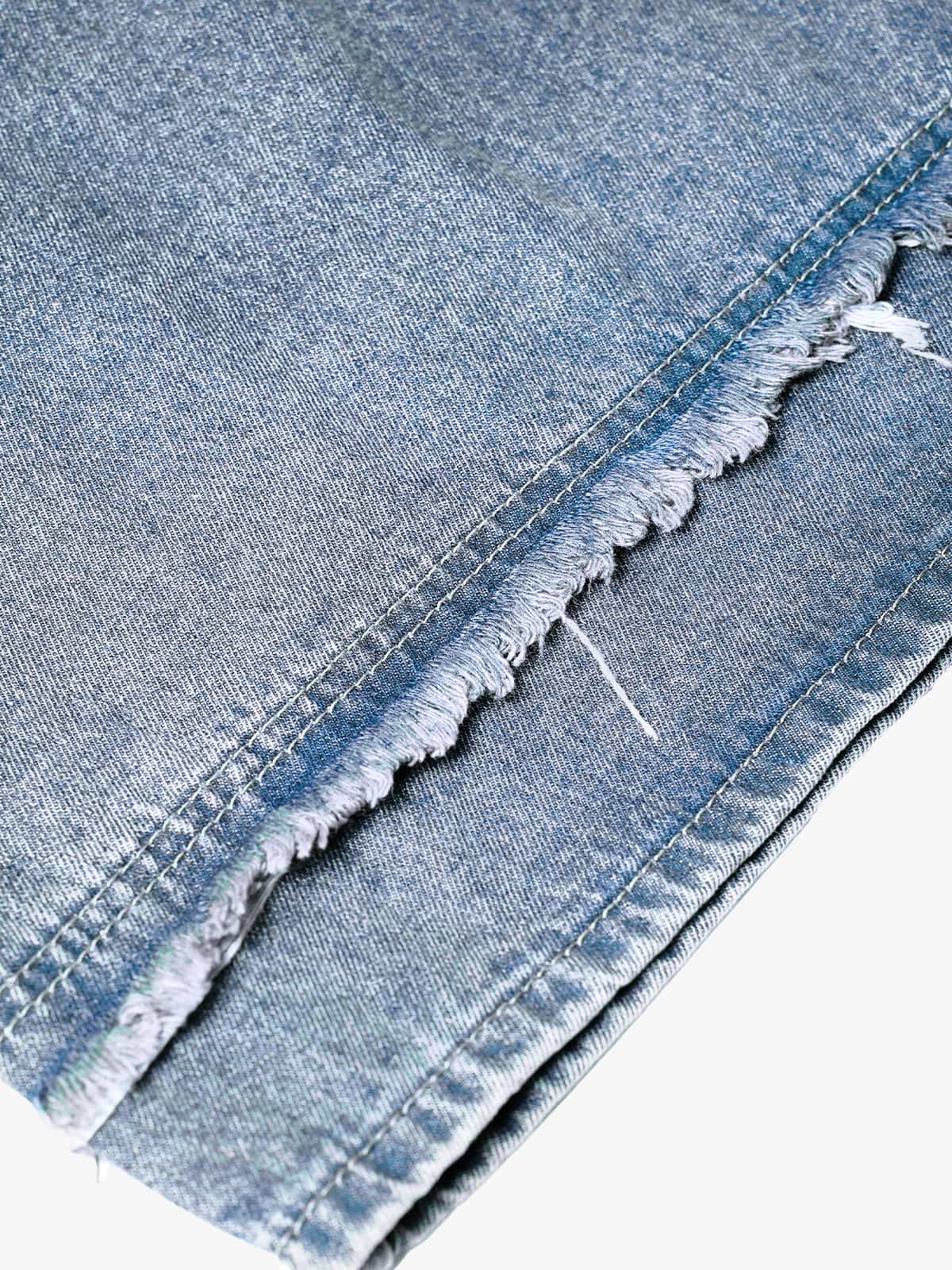 Thesupermade High Street Washed Distressed Denim Shorts - 2100