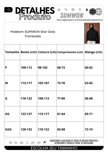 Moletom SMWN Star Gola Trombada