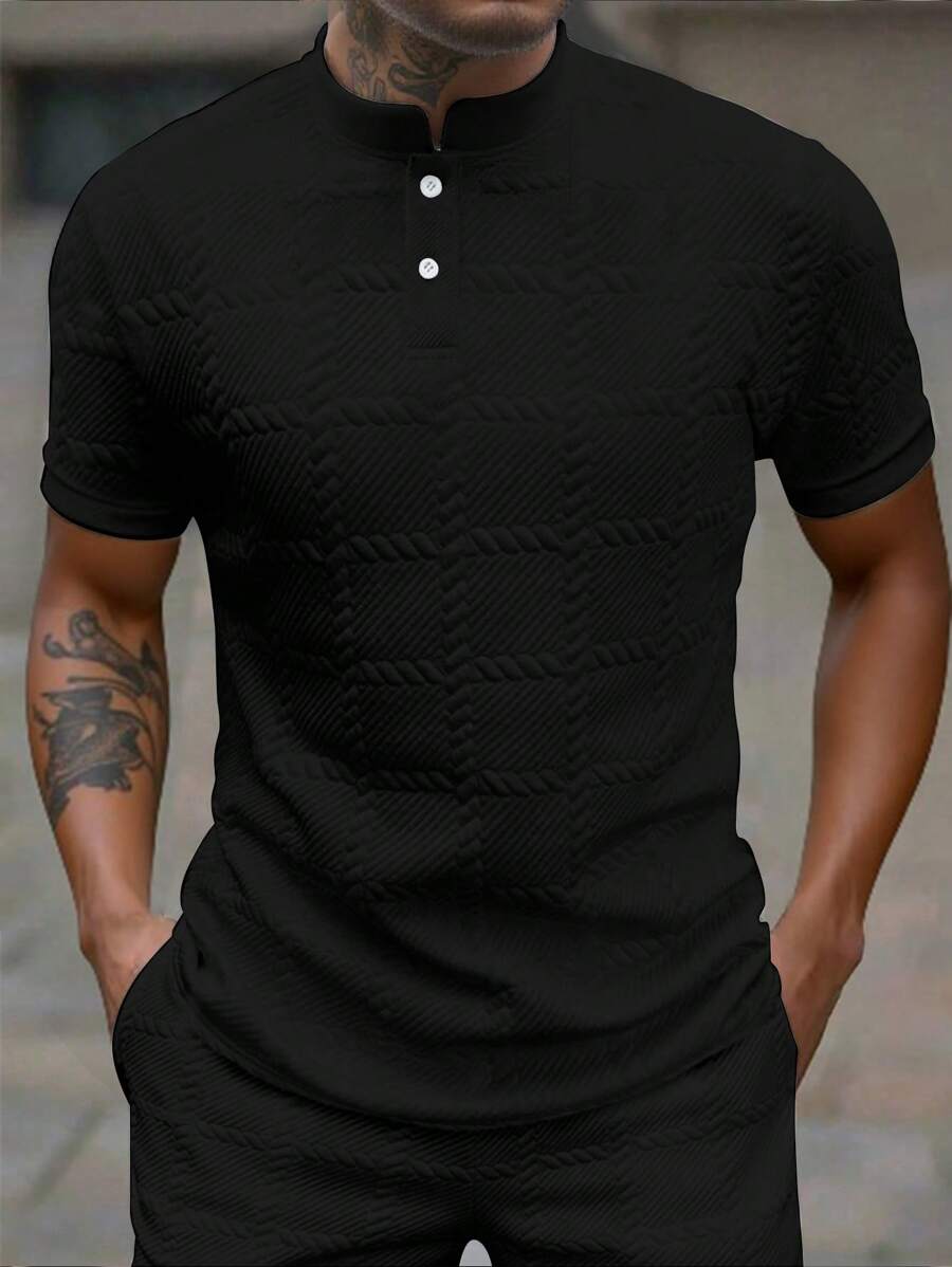 Camiseta Manfinity Homme Gola Padre