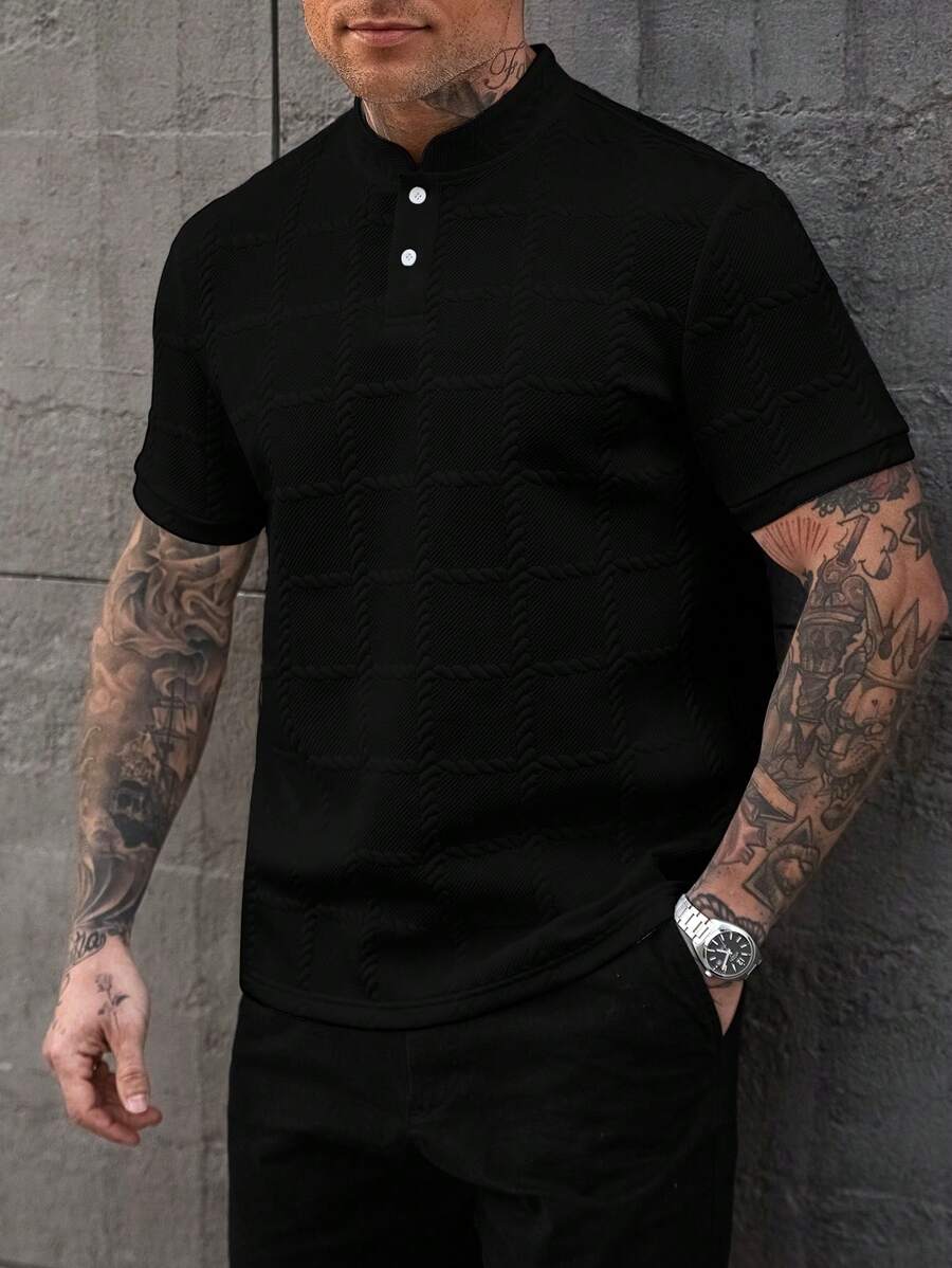 Camiseta Manfinity Homme Gola Padre