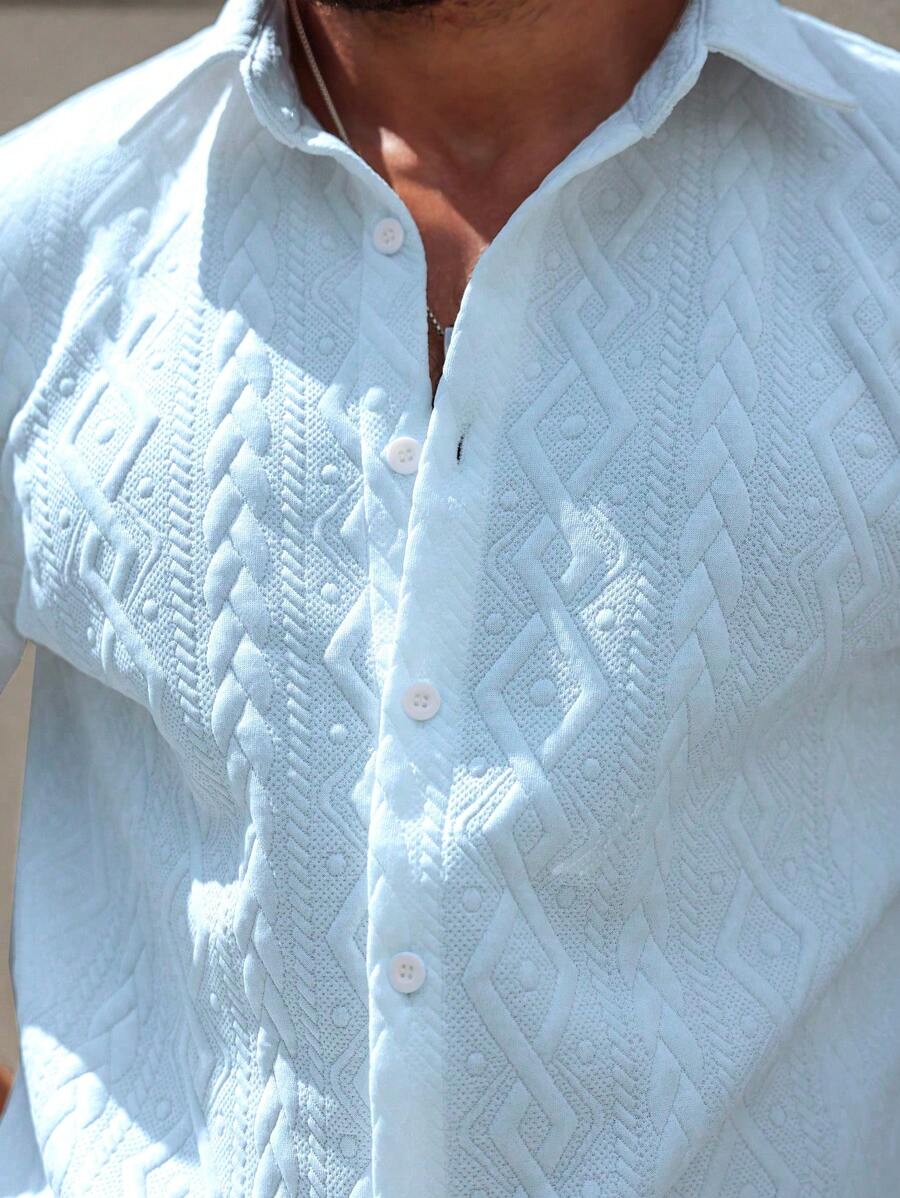 Conjunto CasualCool Conjunto de Camisa e Shorts Casuais de Verão