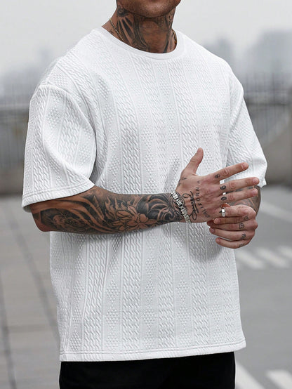 Camiseta OverCool de Manga Curta Casual e Versátil Tribal