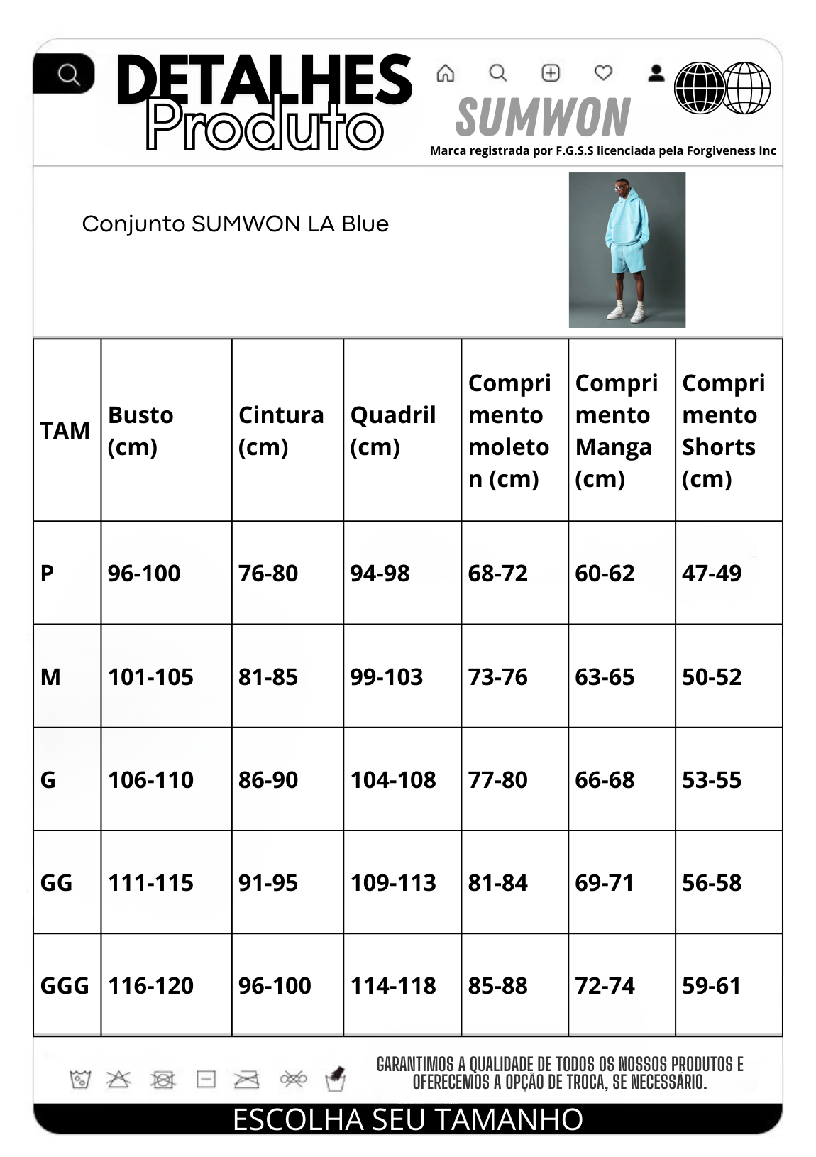 Conjunto SMWN LA Blue