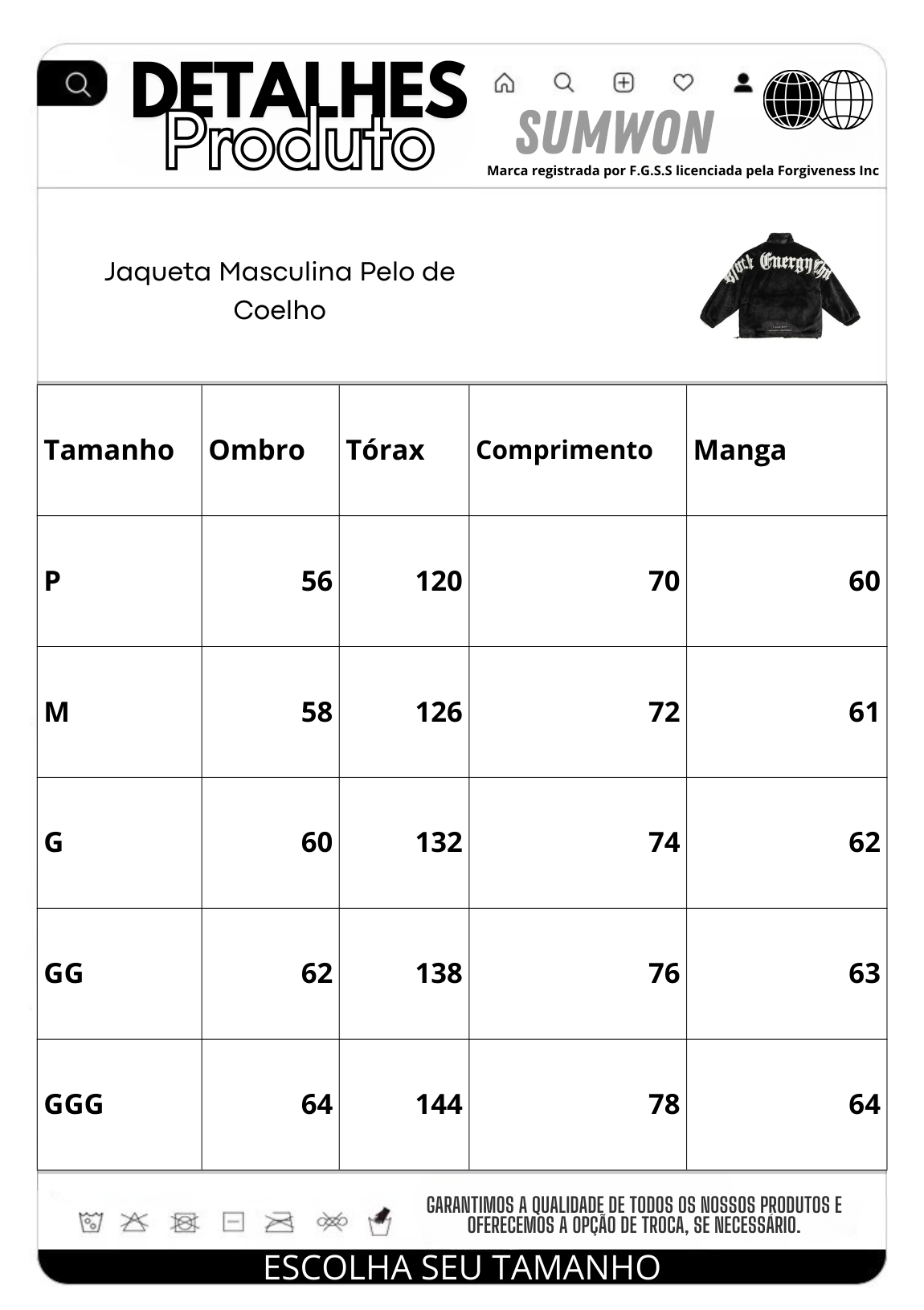 Jaqueta Masculina Energy