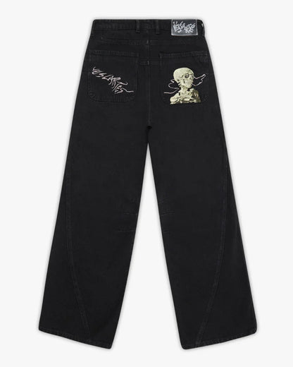 Calça Jeans Black Smoking Kills