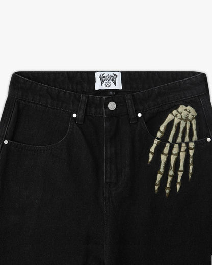 Calça Jeans Black Smoking Kills