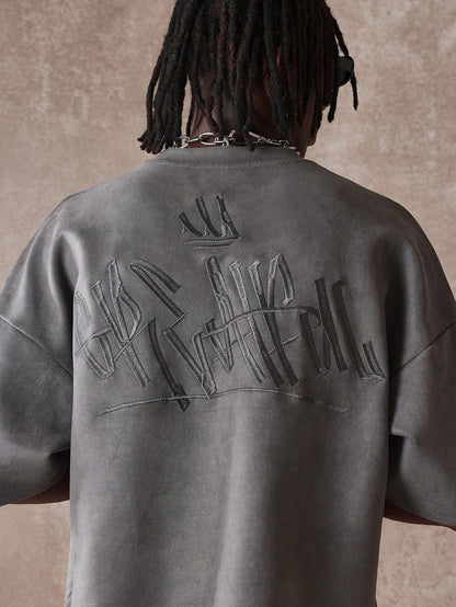 Camiseta Boxy Oversized Veludo