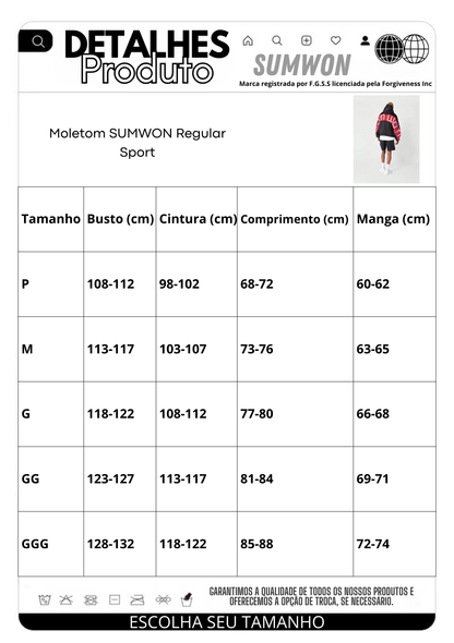Moletom SMWN Regular Sport