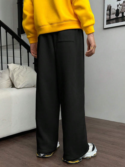 Calça Vintage Oversized Malha Estilo Y2K