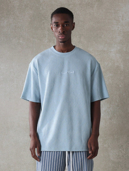 Camiseta Veludo com Textura de Ajuste