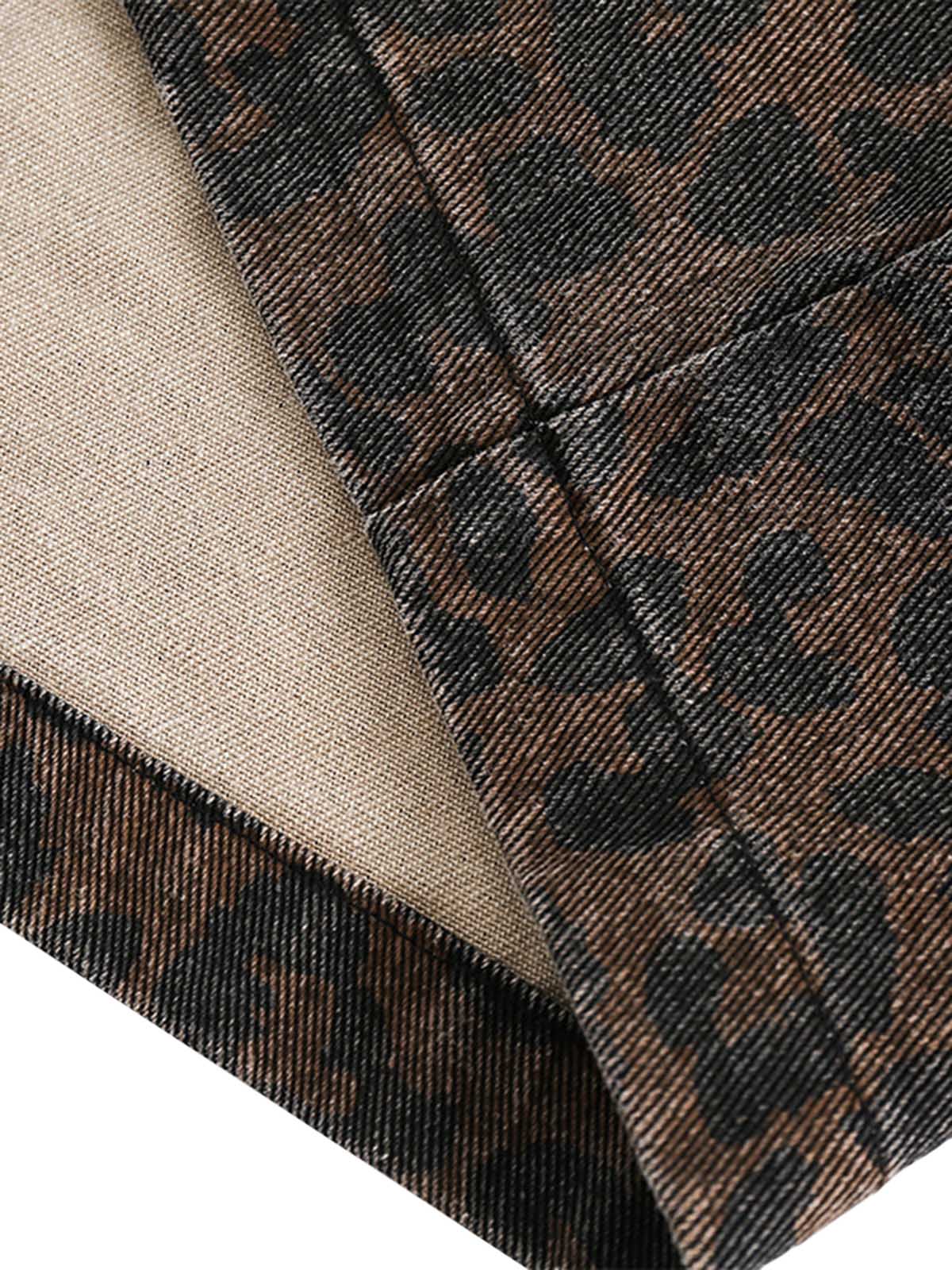 Jaqueta Vintage Washed Cheetah