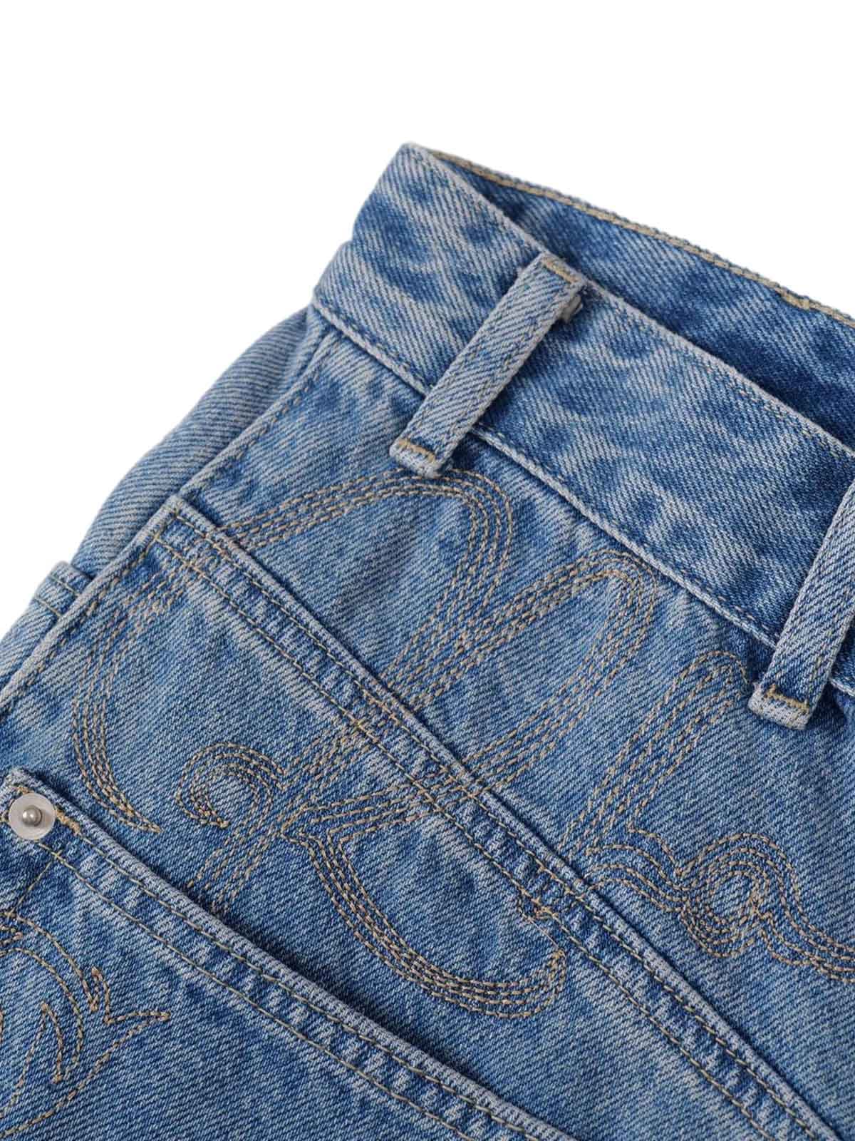 Calça Washed Cleanfit  Barrel Jeans