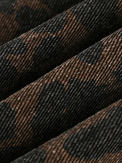 Jaqueta Vintage Washed Cheetah