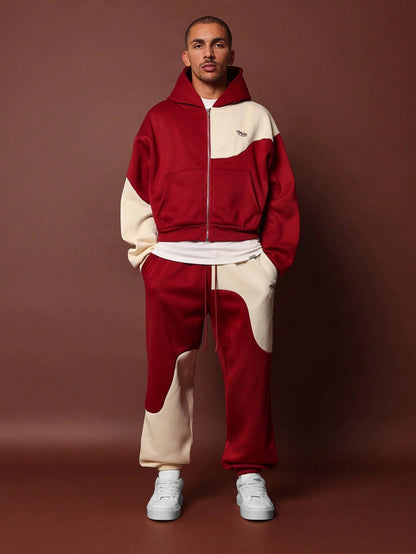 Conjunto Track Red Bordado