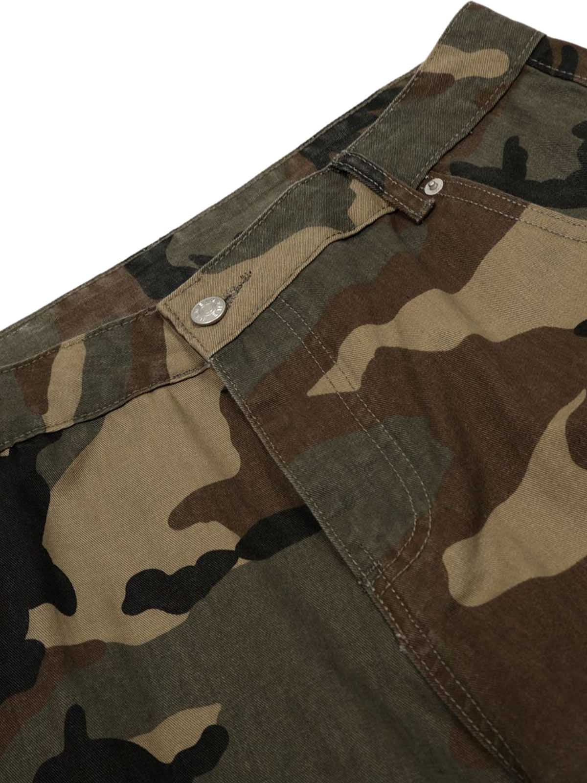 Shorts Camouflage Multi-Pocket Cargo