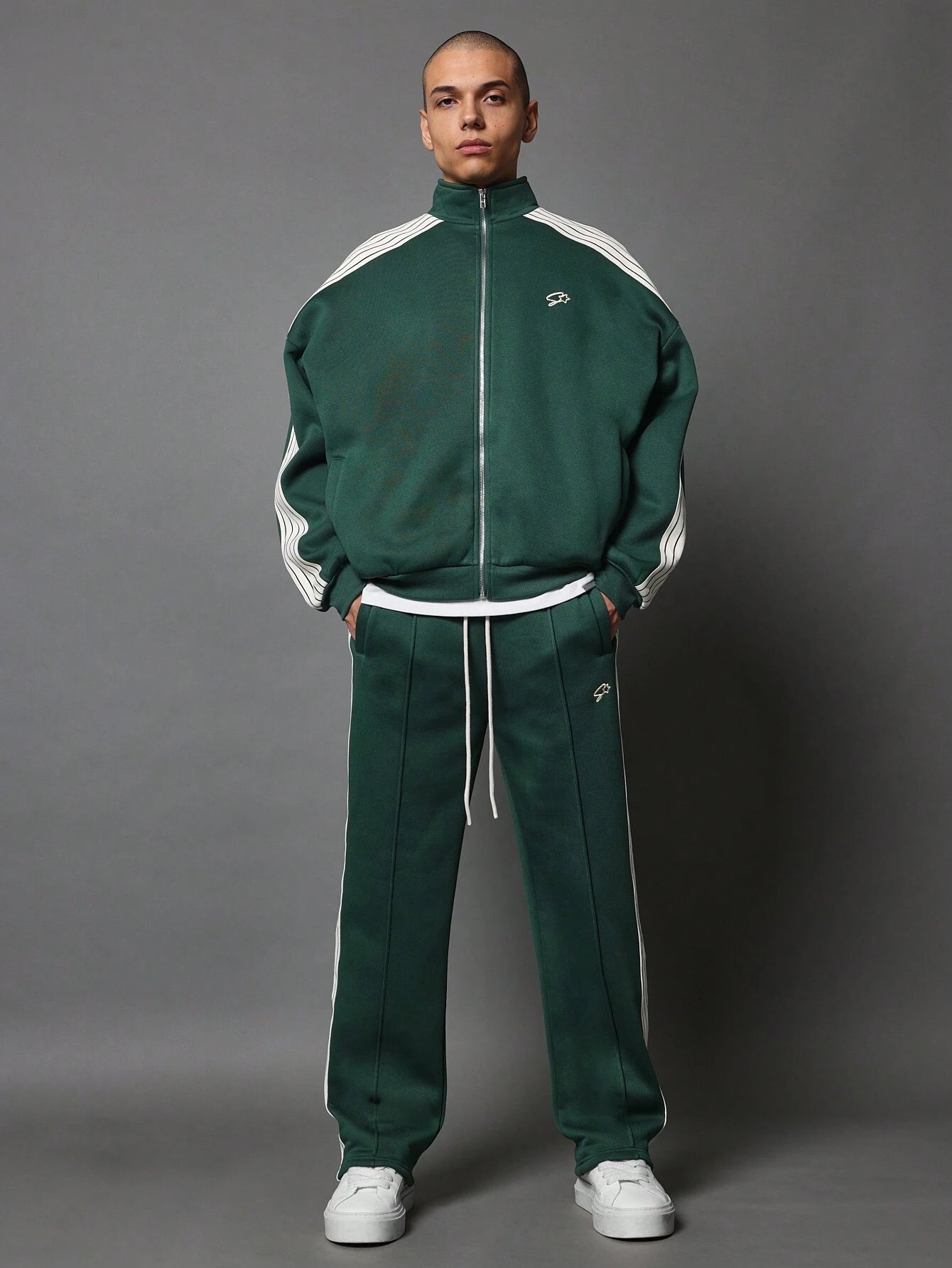 Conjunto Vintage Varsity Track Co-Ord