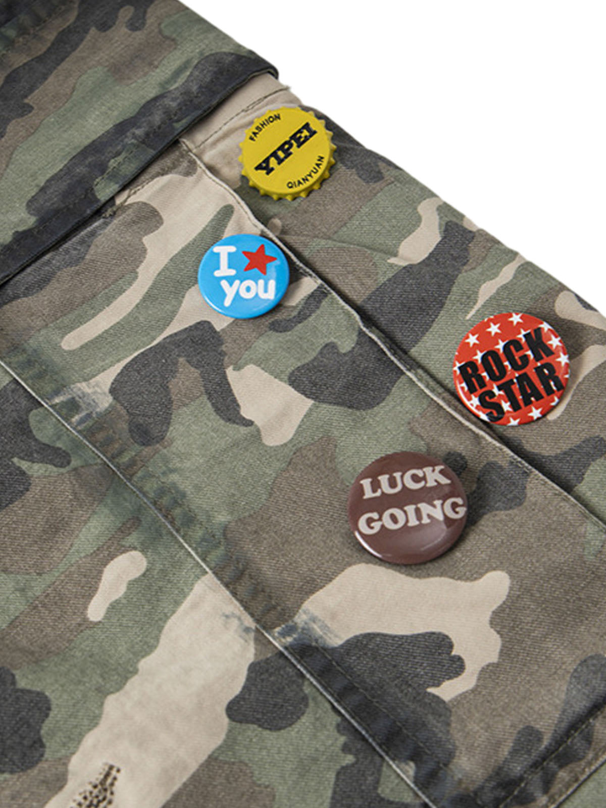 Shorts Camouflage Badge Cargo