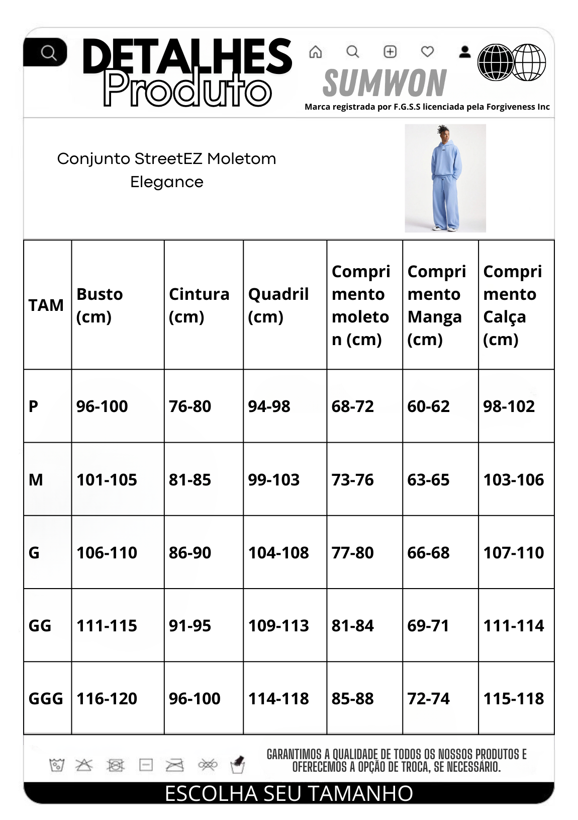 Conjunto StreetEZ Moletom Elegance