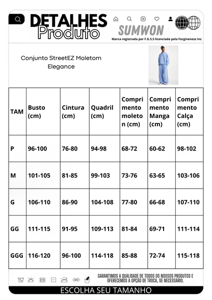 Conjunto StreetEZ Moletom Elegance