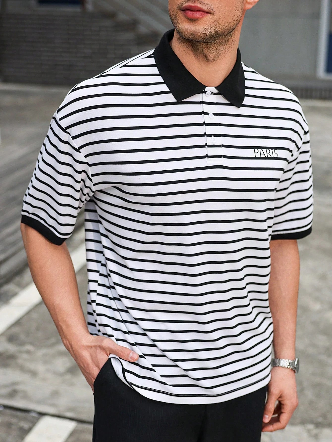 Camisa Polo Paris de Manga Curta