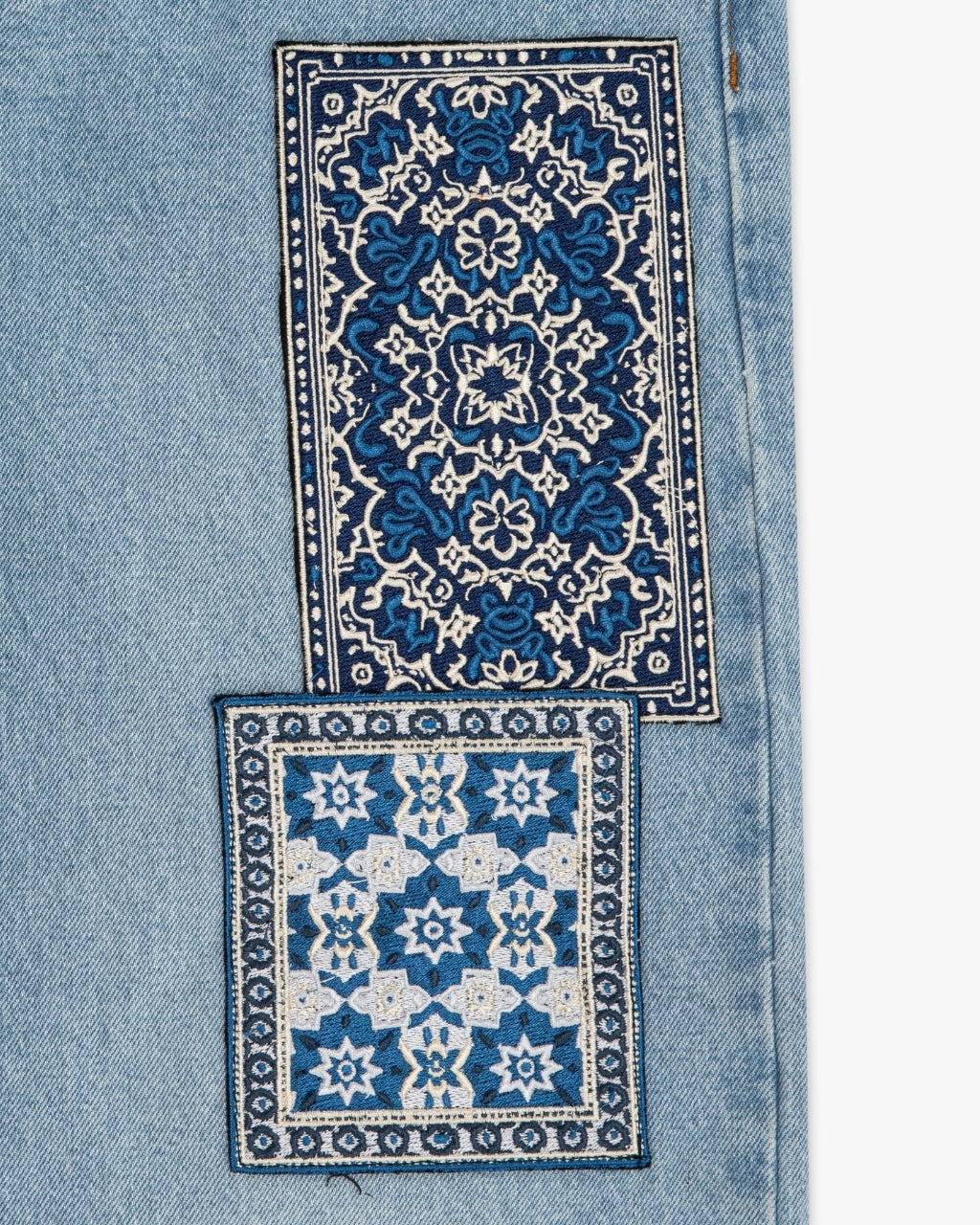 Calça Jeans Blue Rug Patchwork