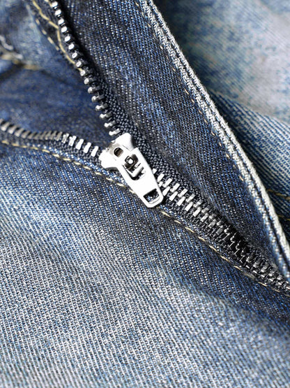 Thesupermade High Street Washed Distressed Denim Shorts - 2100