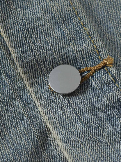 Jaqueta Retro Washed Totem Denim