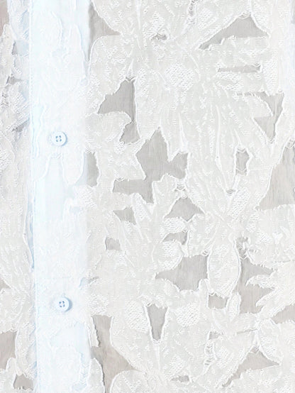 Camisa Jacquard de Renda