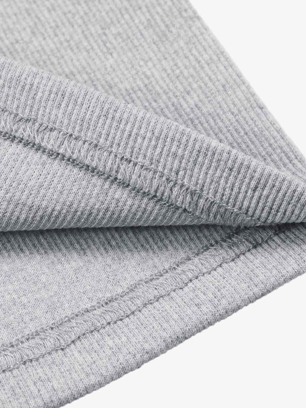 Gothic Lettering Embroidered Ribbed Vest