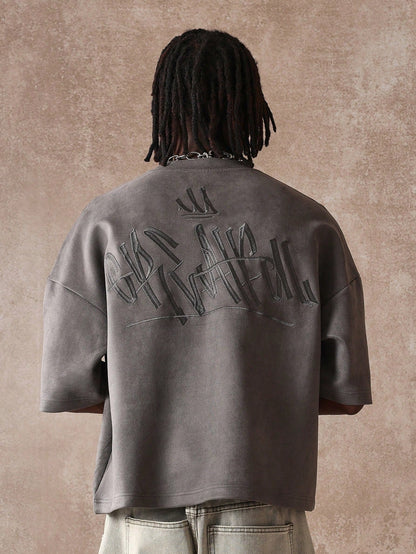 Camiseta Boxy Oversized Veludo