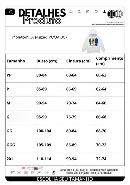Moletom Oversized YCOA 007