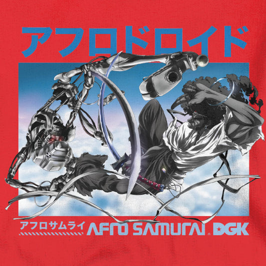 Afro vs. Afro Droid Long Sleeve T-Shirt