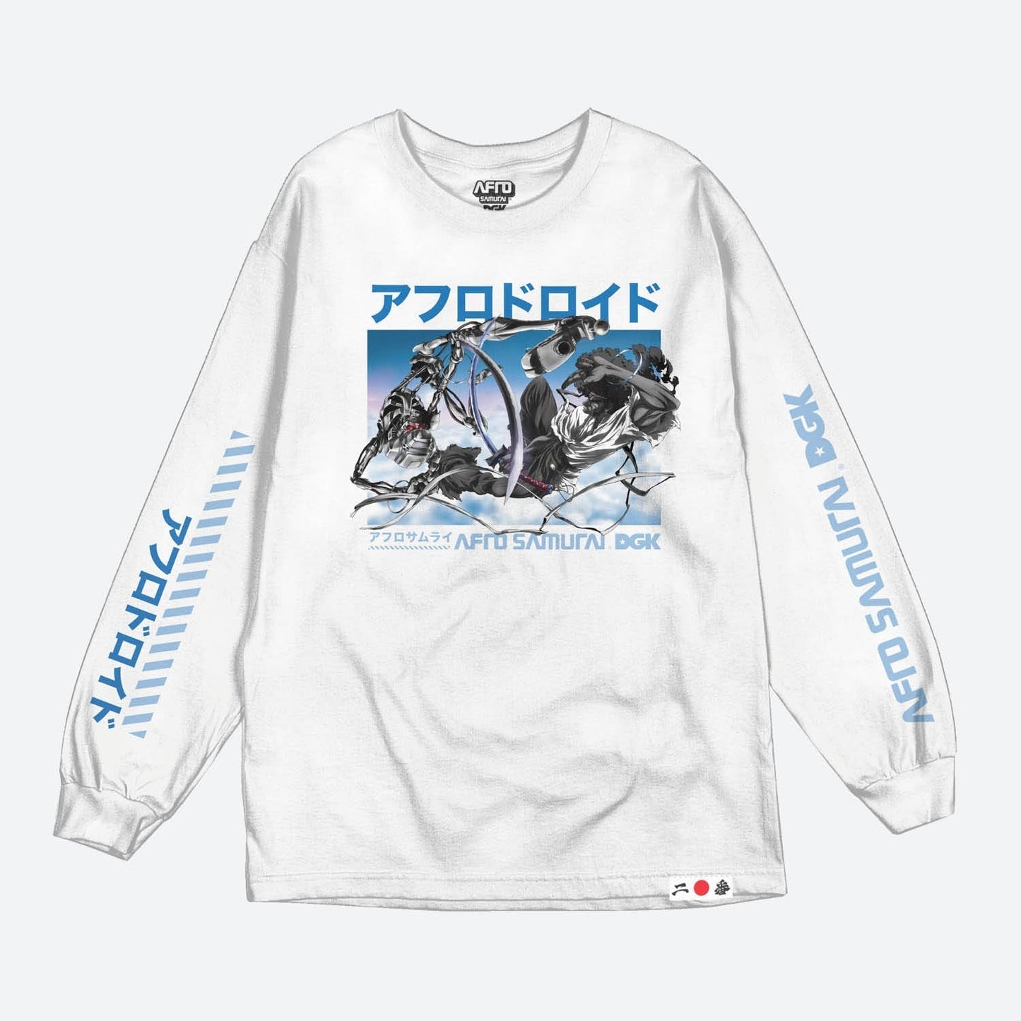 Afro vs. Afro Droid Long Sleeve T-Shirt