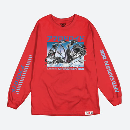 Afro vs. Afro Droid Long Sleeve T-Shirt