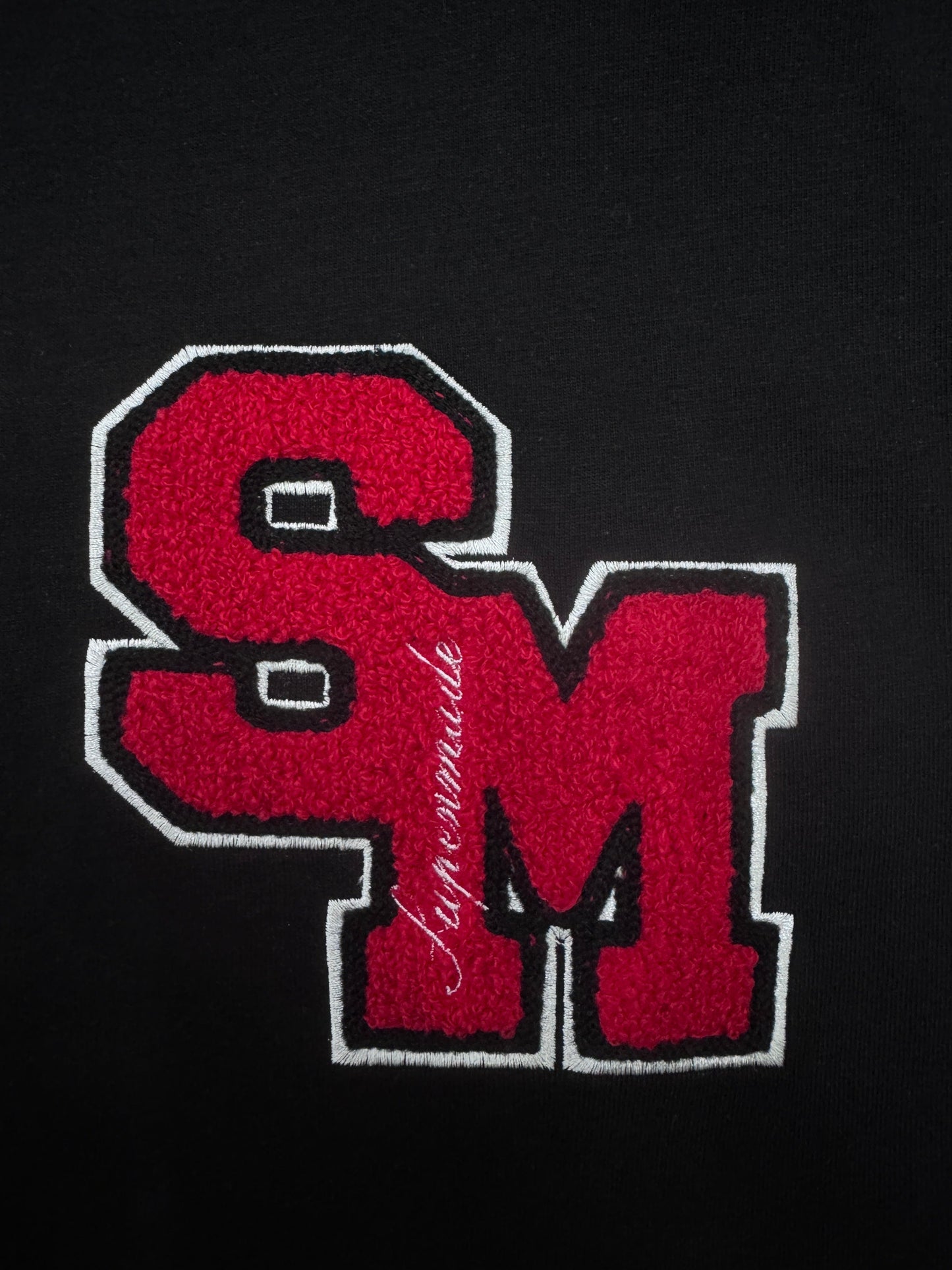 Retro Motorcycle Style Heavy Patch Embroidered T-shirt