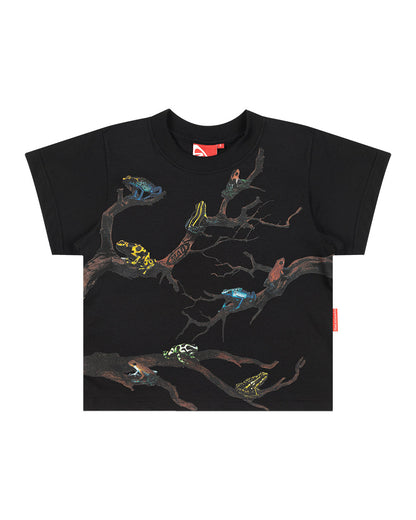 BABY TEE ANFIBIOS PRETA