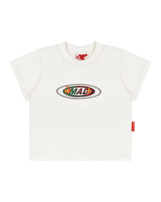 BABY TEE MAD LOGO 125 OFF WHITE