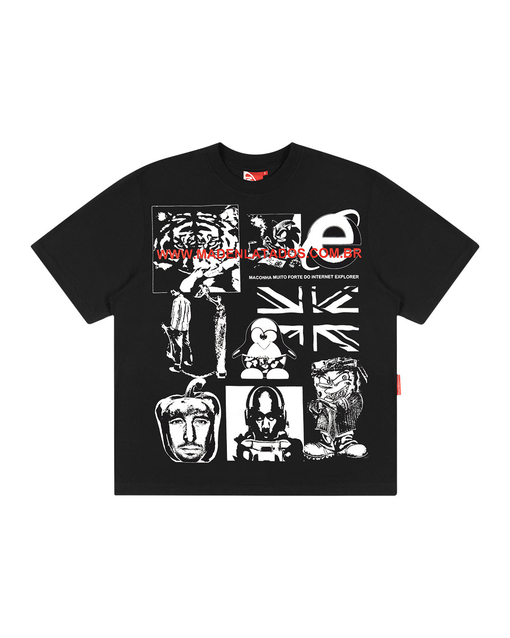 CAMISETA INTERNET PRETA