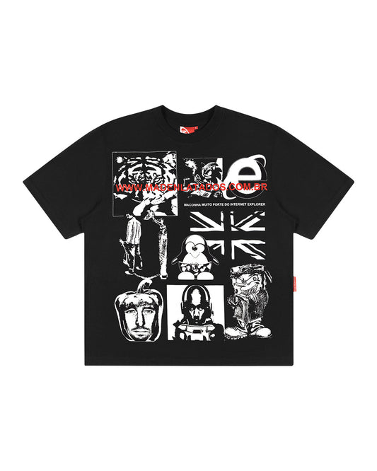 CAMISETA INTERNET PRETA