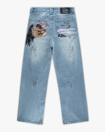Calça Jeans Fallen Angel